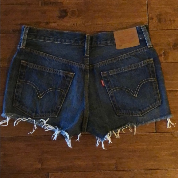 Levi 501 echo park high waisted denim shorts - Picture 3 of 4